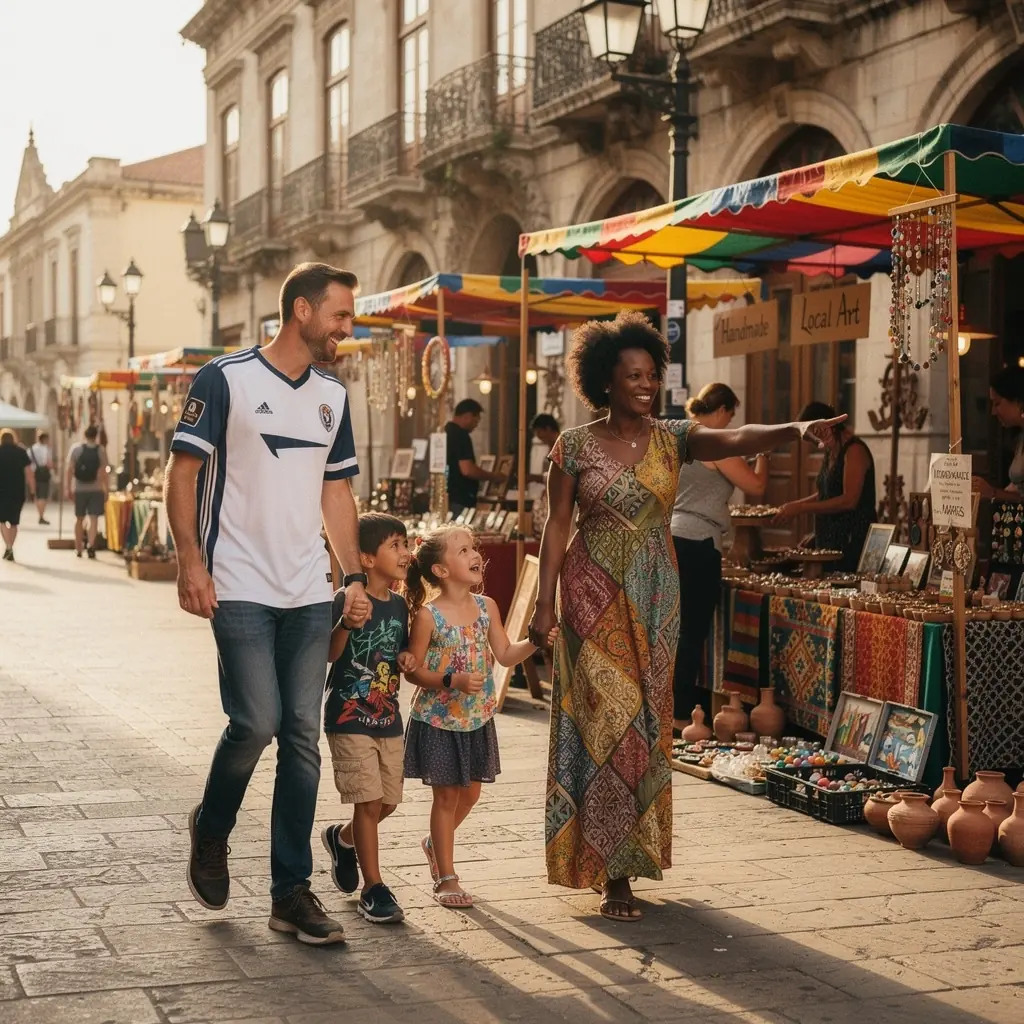 Zabytkowa budowla muzeum z wystawą sztuki nowoczesnej.